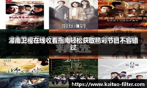 湖南卫视在线收看指南轻松获取精彩节目不容错过