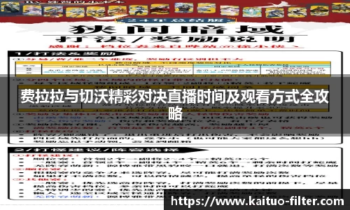 费拉拉与切沃精彩对决直播时间及观看方式全攻略